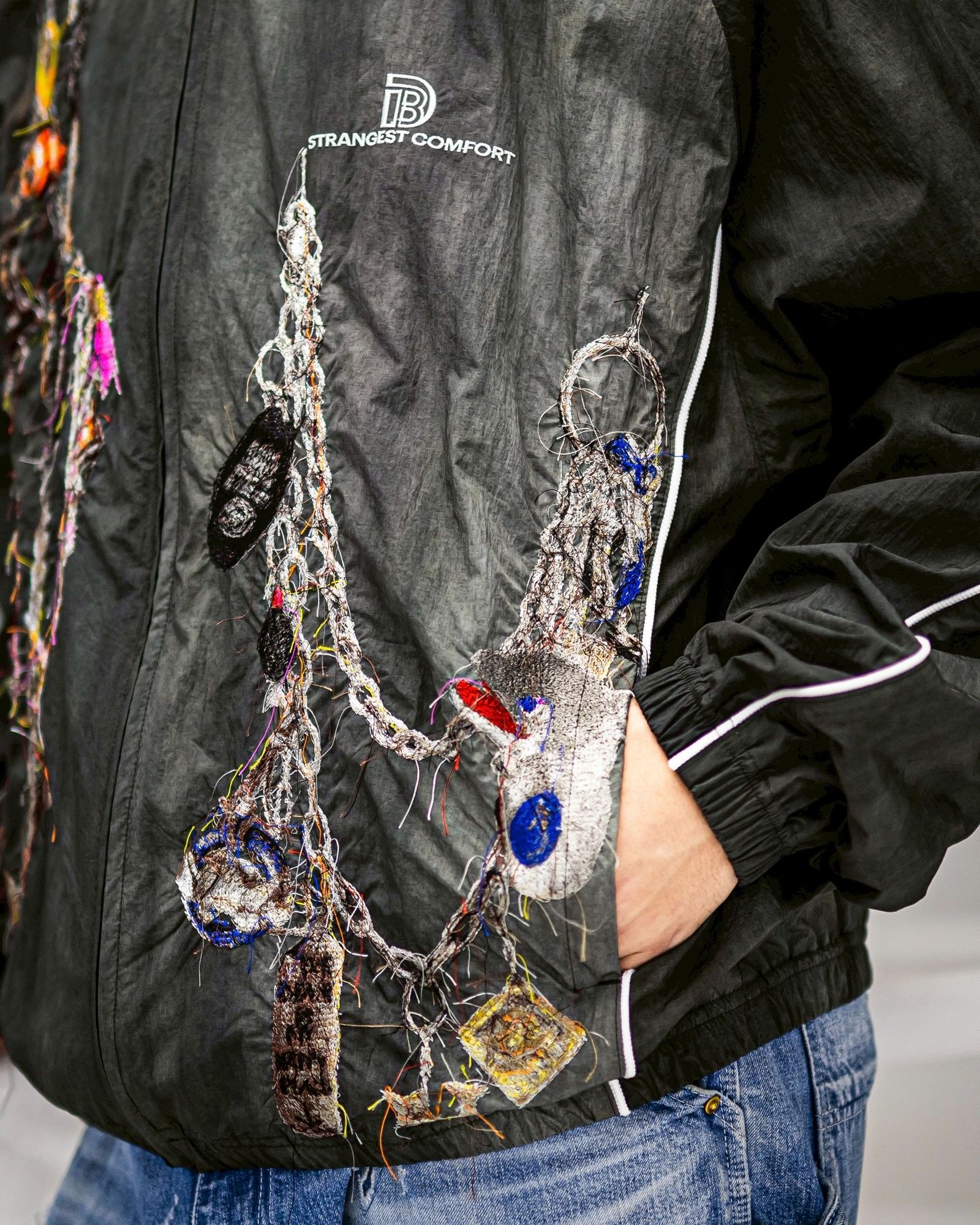 doublet ダブレット26SS EMBROIDERED CHAIN TRACK JACKET (26SS22BL252)CHACORL★2月14日(土)発売！