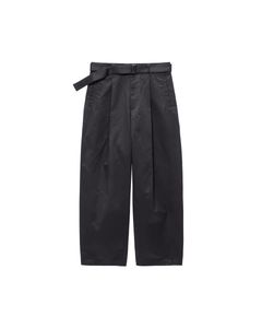 グラフペーパー Dry Westpoint Barrel-Fit Belted Pants(GM263-40381)BLACK☆8月29日(土)発売！
