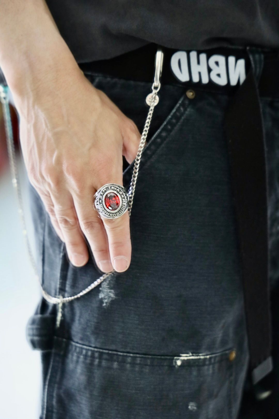 ©SAINT M×××××× ネイバーフッドコラボ STHD. SS TEE PRAYスタイル2025.5.28.