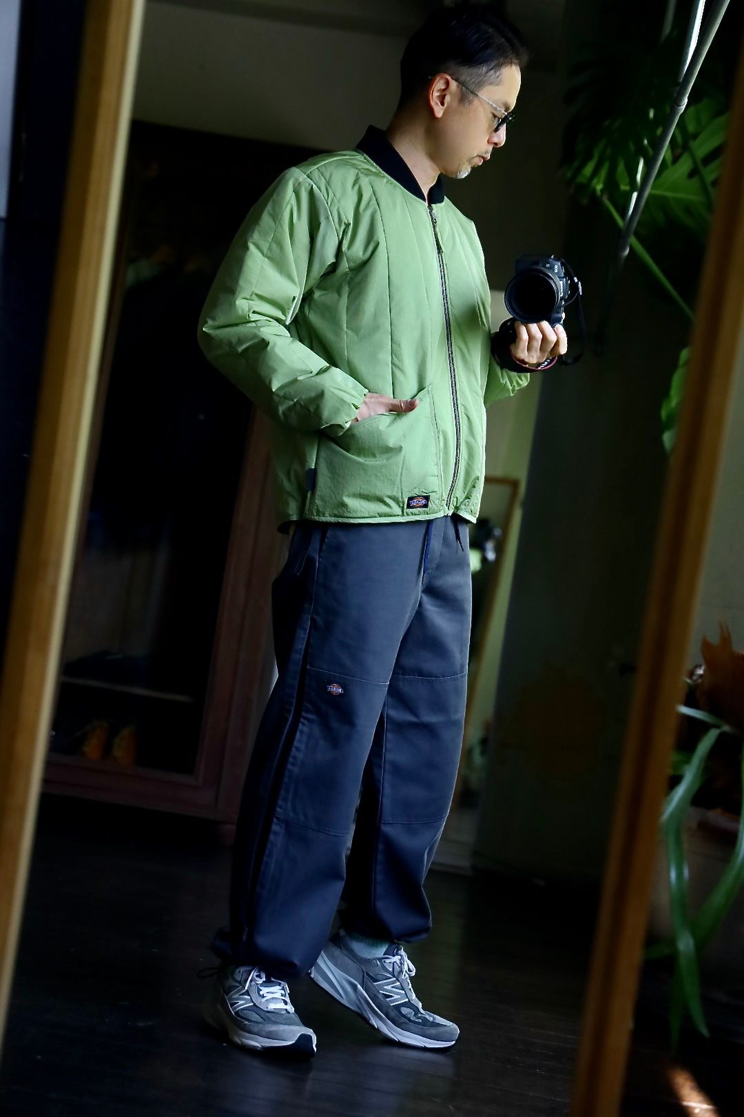 メンズ☆秋物9着おまとめコーデ【L】LEE FILA Dickies など