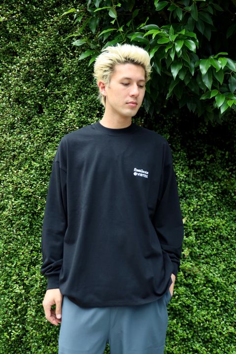 フレッシュサービス VIBTEX for FreshService L/S CREW NECK TEE (BLACK)