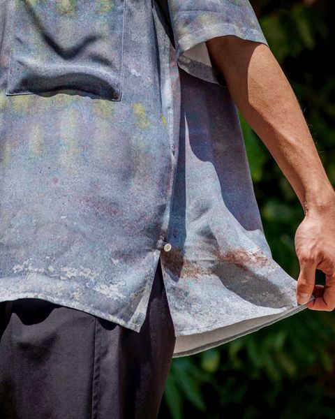 YOKE LANDSCAPE PRINTED OPEN COLLAR SHIRT 新作発売！