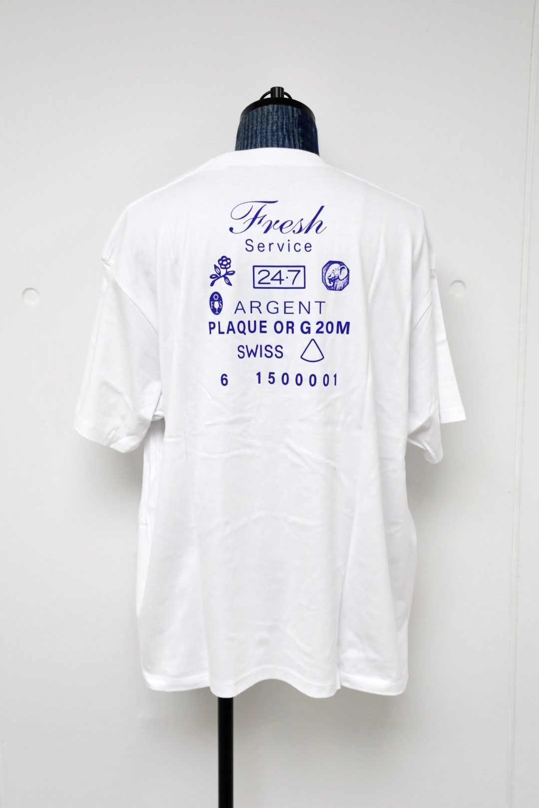 フレッシュサービス CORPORATE PRINTED S/S TEE "TIMEPIECE"(FSC261-70151)WHITE☆4月18日(土)新作発売！