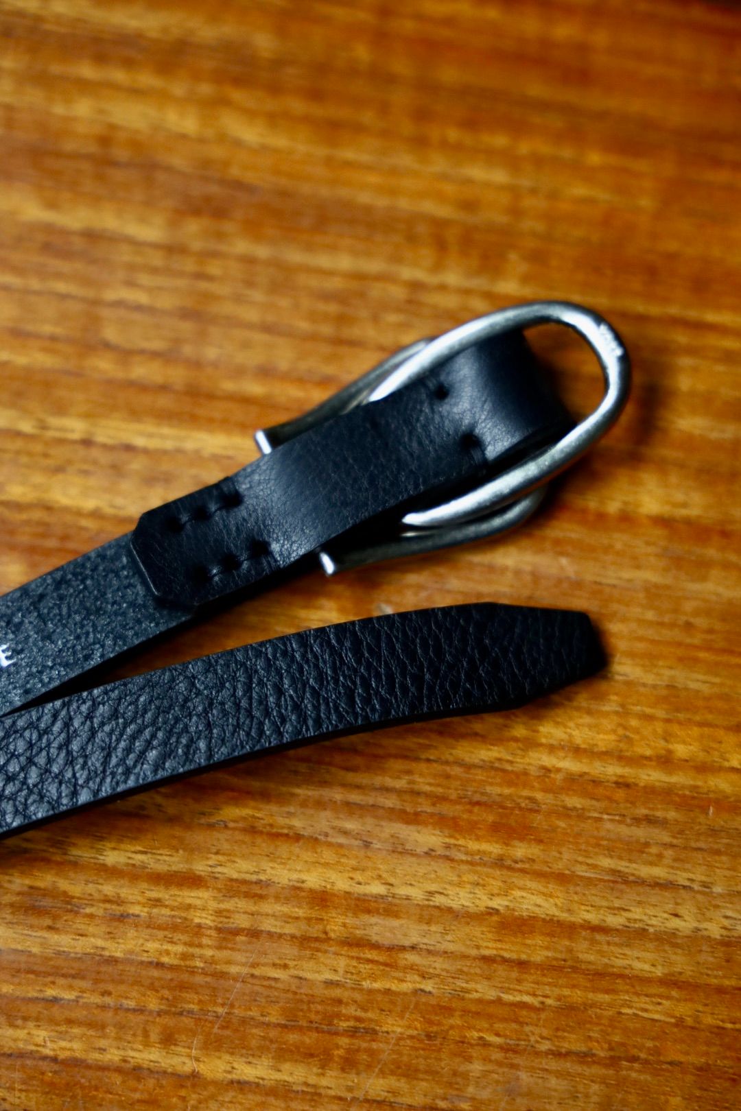 YOKE - ヨーク 25FW Double Buckel Leather Belt(YK25FW01139A