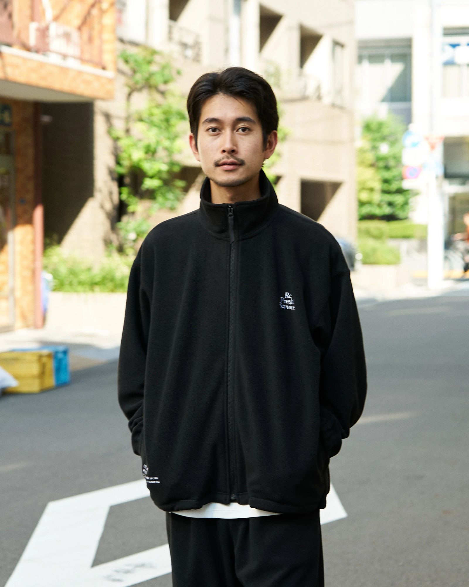 ReFresh!Service. “FLEECE TRACK SUIT”(BLACK)☆9月27日(土)発売！