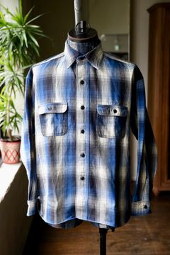 セントマイケル Tシャツ BB_FLANNEL CHECK SHIRT(SM-HR1-0000-C53)BLUE★9月27日(土)発売！