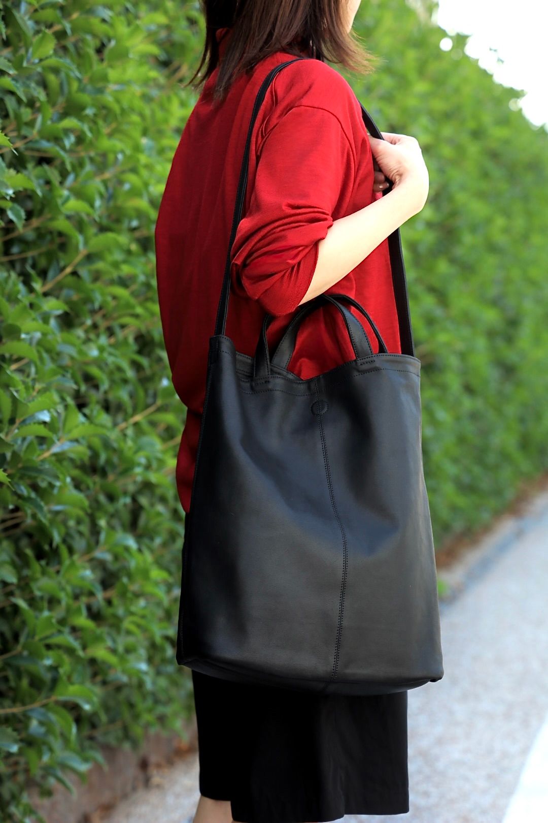 Morphee / モルフェトートバッグ HANDLE SHOUDER BAG(HSB-BLK)BLACK☆新作発売！