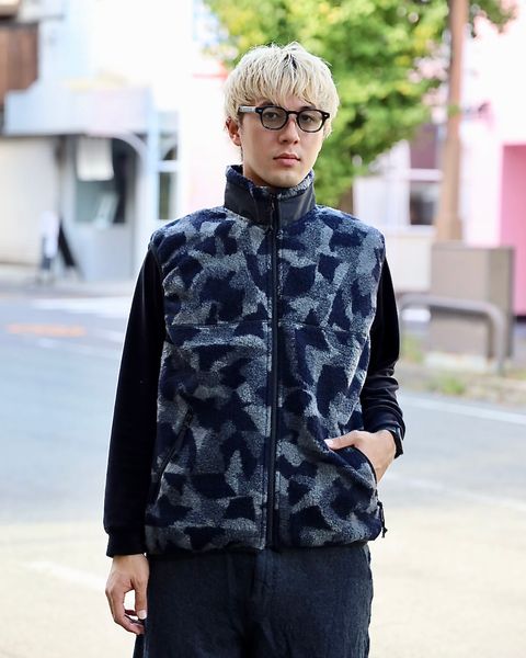 COMME des GARCONS HOMME ウールボアフリース MARKスタイル