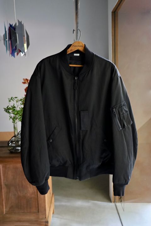 アプレッセ Vintage Silk Flight Jacket(25SAP-01-15H)BLACK☆11月30日(土)発売！