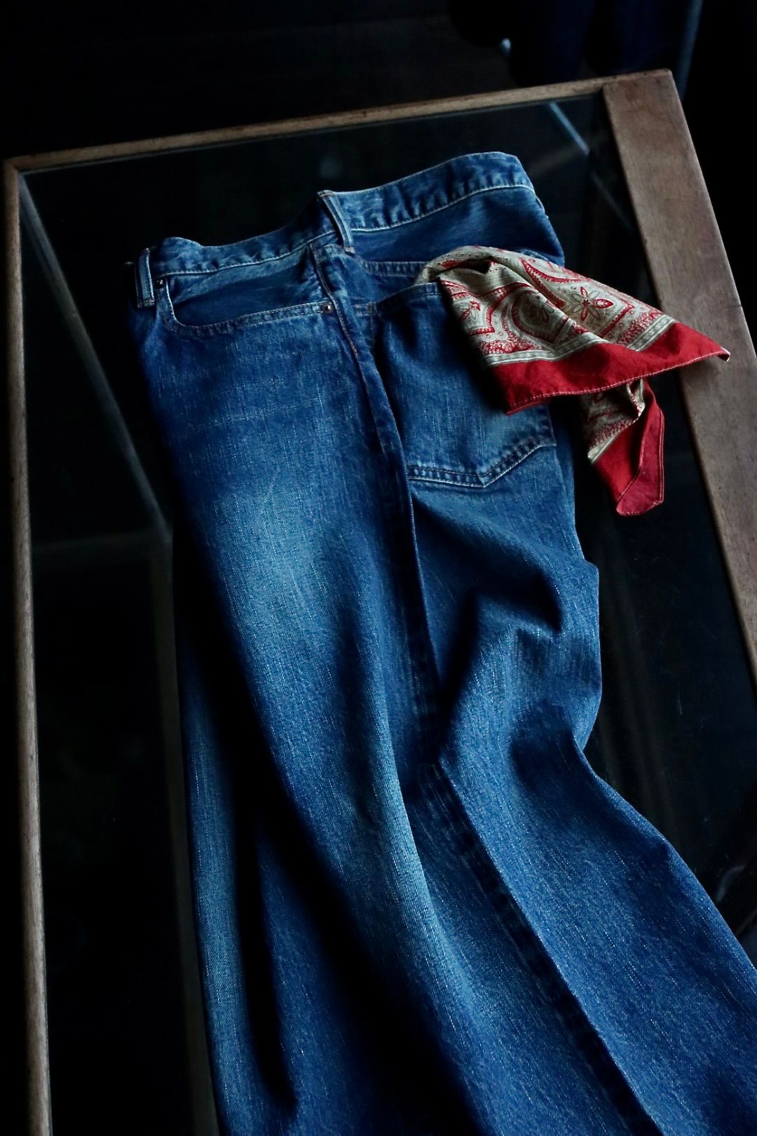 A.PRESSE   アプレッセSSデニム Washed Denim Wide Pants