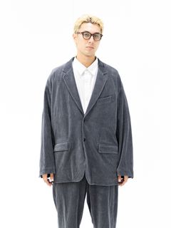 グラフペーパー Soft Knit Corduroy Jacket (GRAY) MARKスタイル