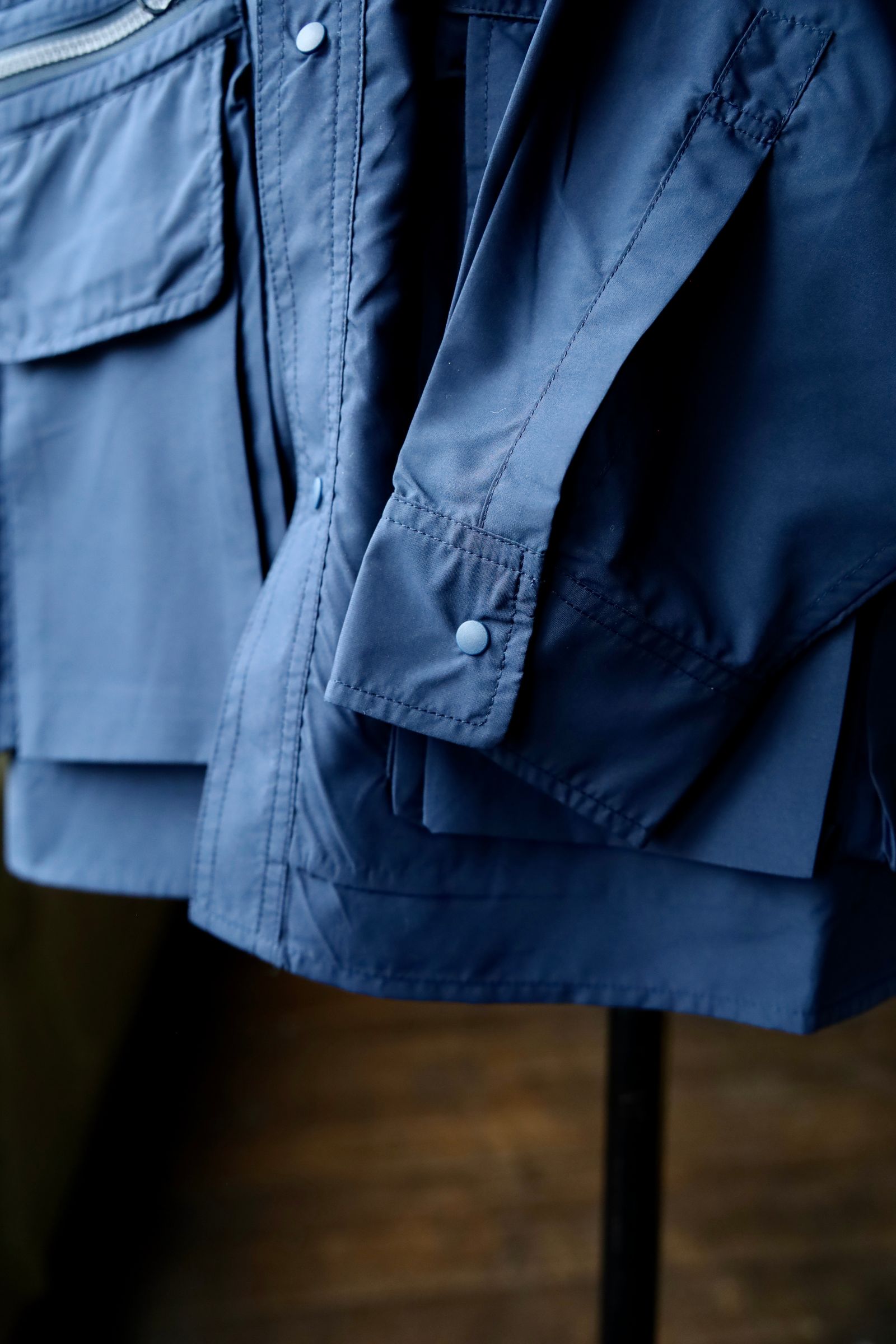 フレッシュサービス MINOTECH TAFFETA TACTICAL POCKET L/S SHIRT (FSC251-50234)NAVY☆3月15日(土)発売！