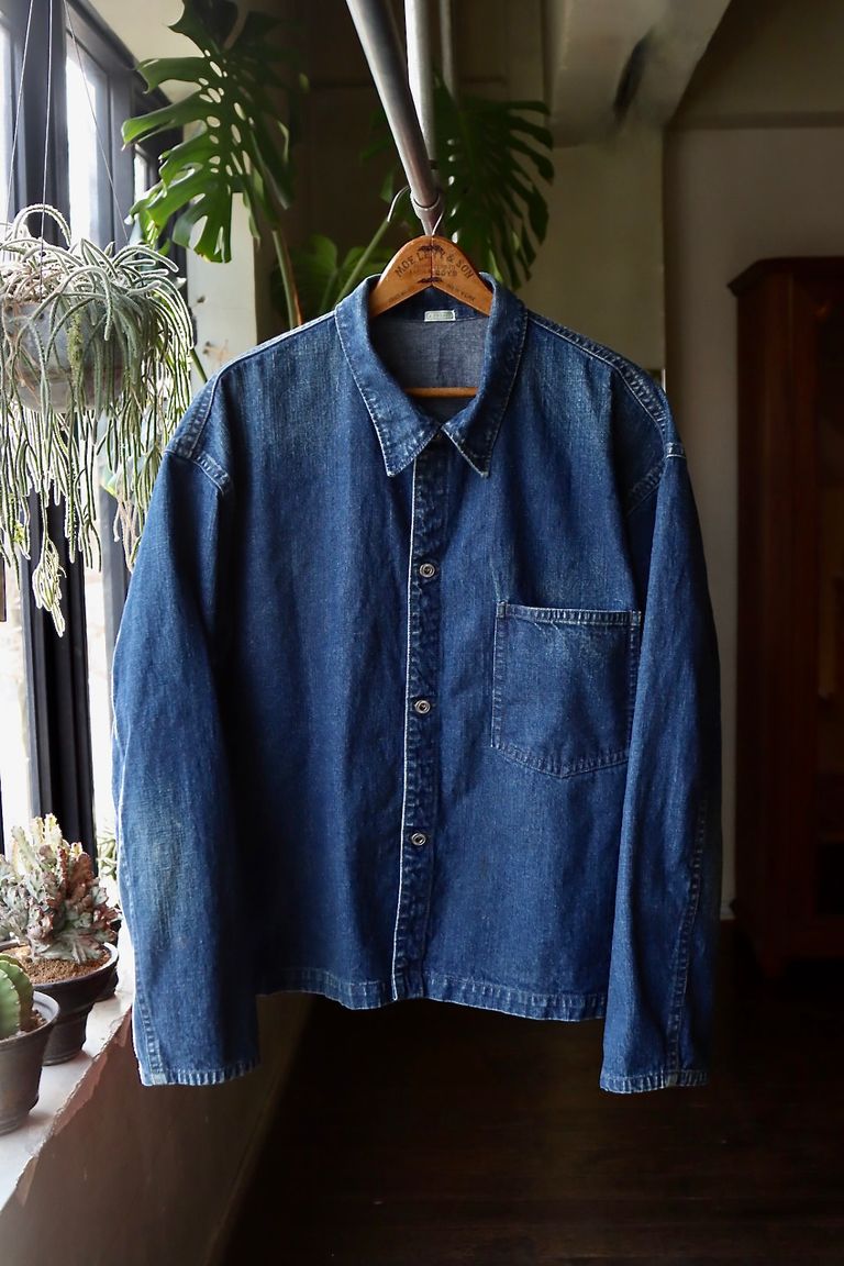 A.PRESSE - アプレッセ24SS US NAVY Denim Jacket (24SAP-01-20H 