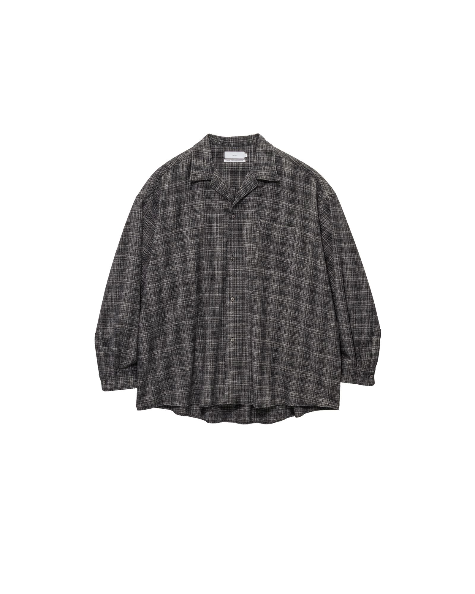 グラフペーパー Extra Fine Wool Lawn L/S Sleeping Shirt(GM263-50331)CHECK☆8月8日(土)発売！