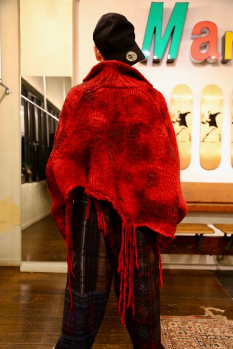 Yohji Yamamoto W-総柄中太パンツstyle.2020.10.6.