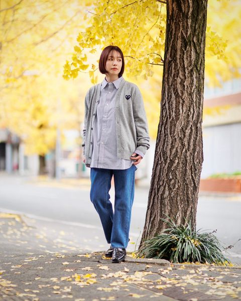 PLAY COMME des GARCONS 新作V-NECK CARDIGAN style.2024.12.15