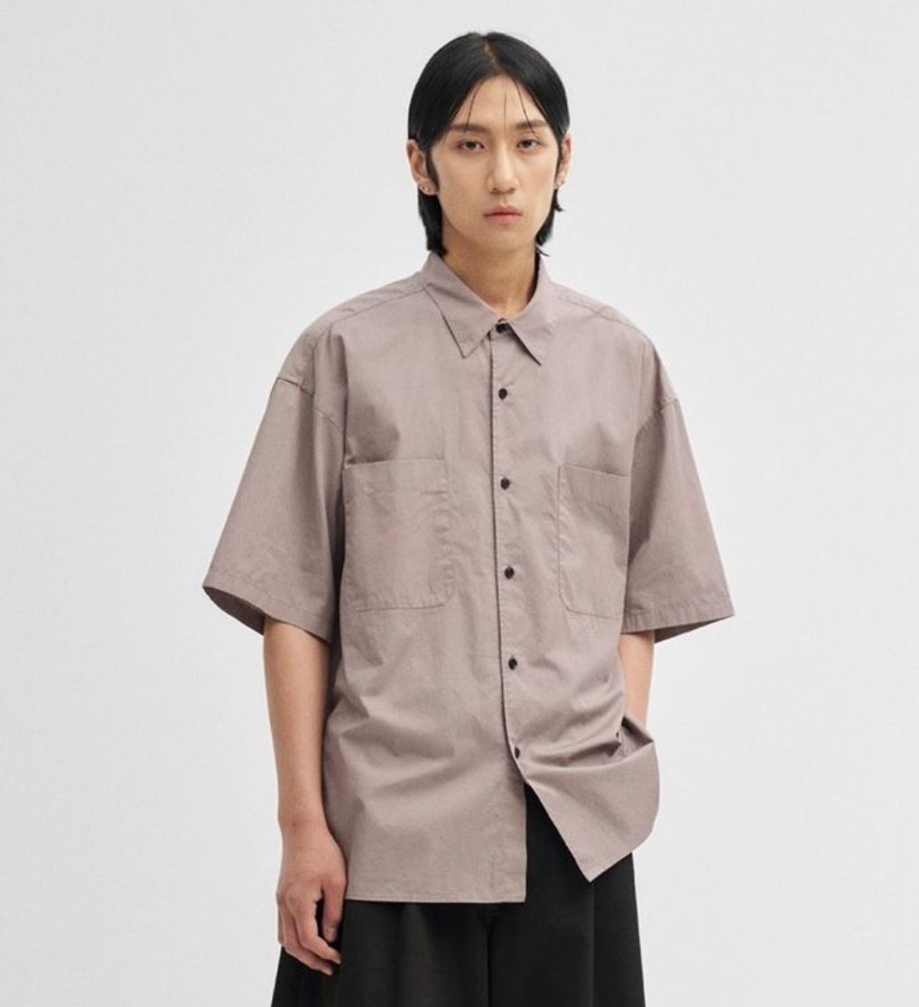 ANOTHER OFFICEアナザーオフィス WRITER SHIRT(AOESSH005)Taupe