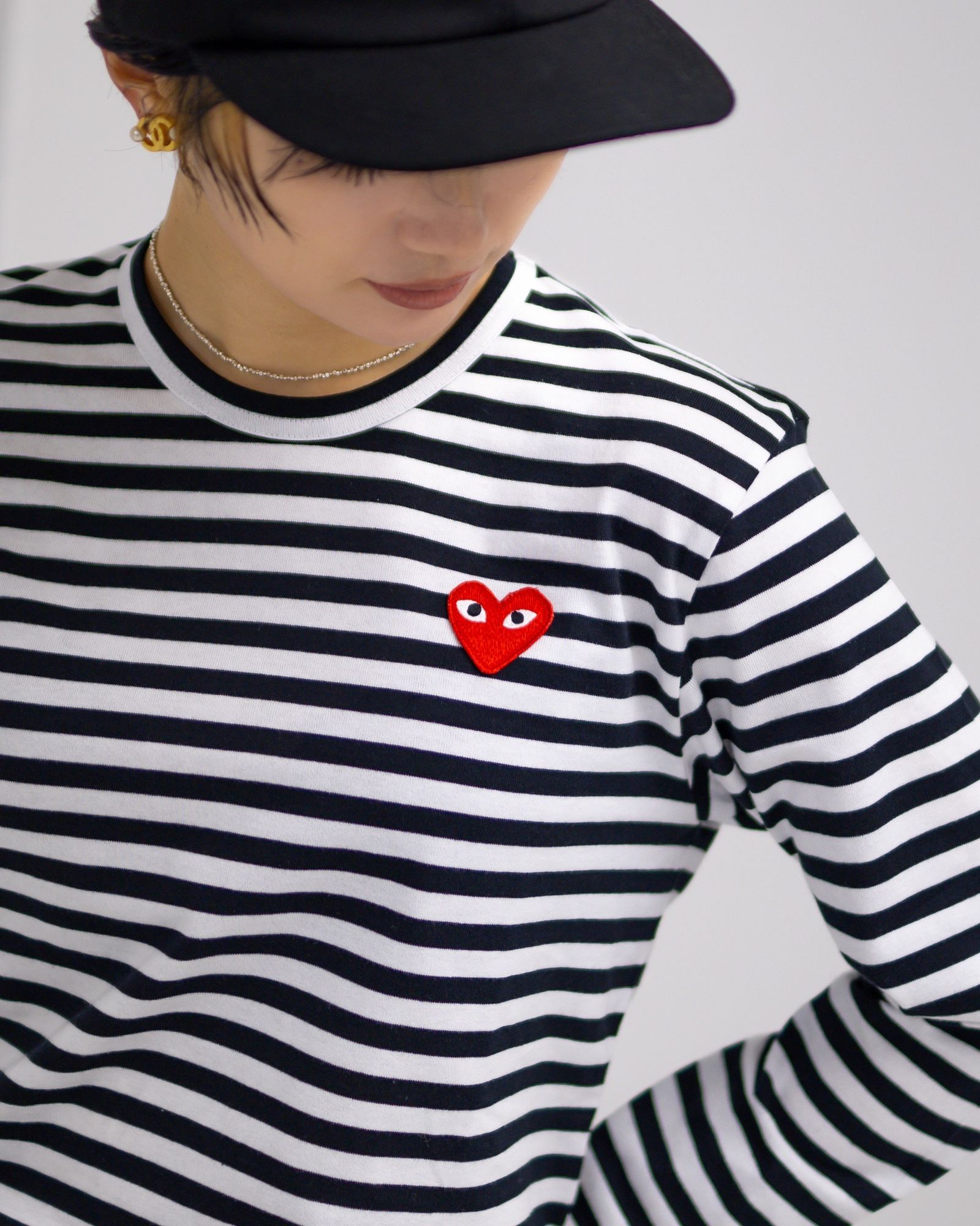 プレイコムデギャルソン ボーダーTシャツ (BLACK/WHITE)☆11月1日(土)再入荷！