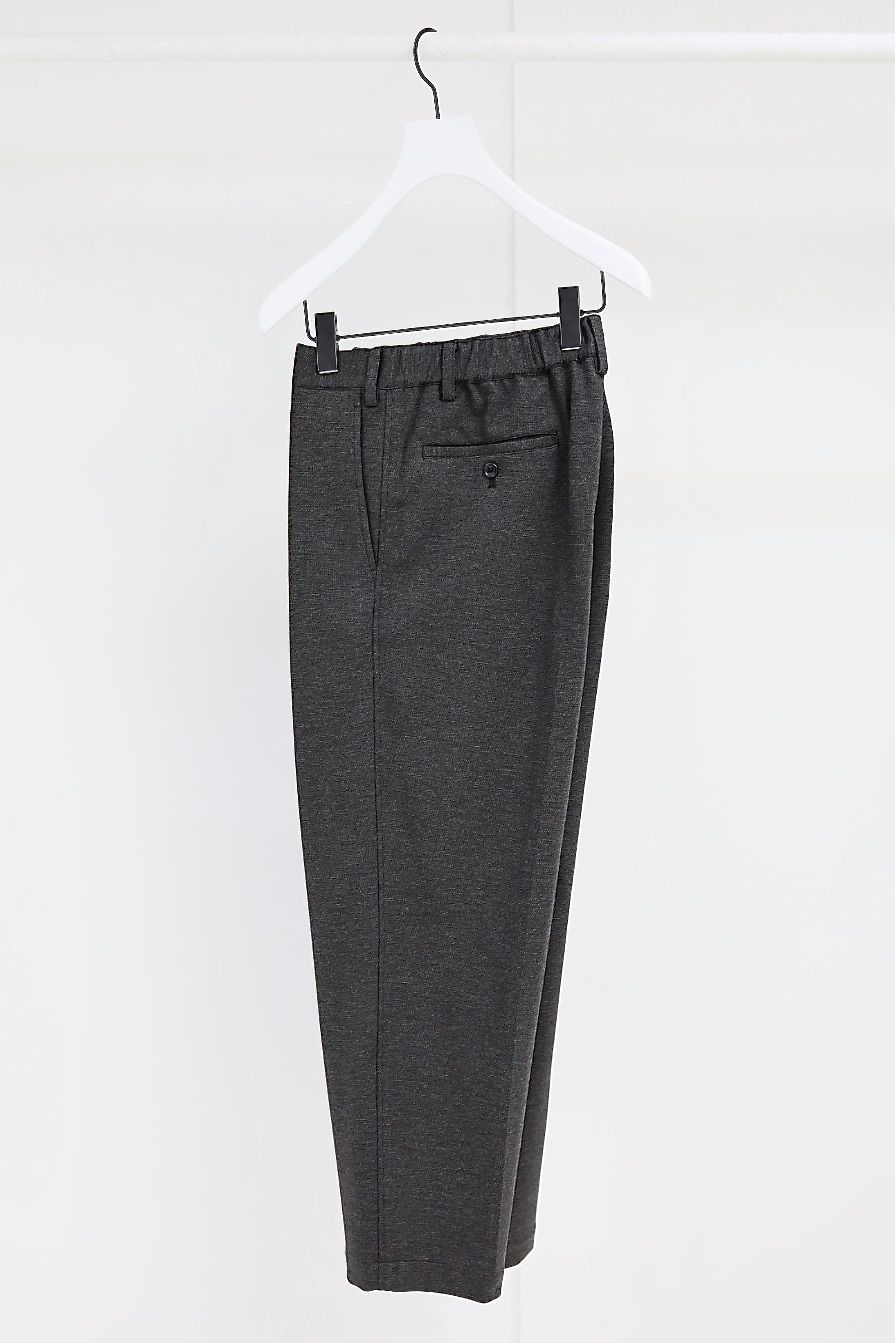 グラフペーパー 25AW SIDOGRAS Melange Ponte Wide Tapered Slacks(GM254-40051)GRAY☆11月29日(土)発売！