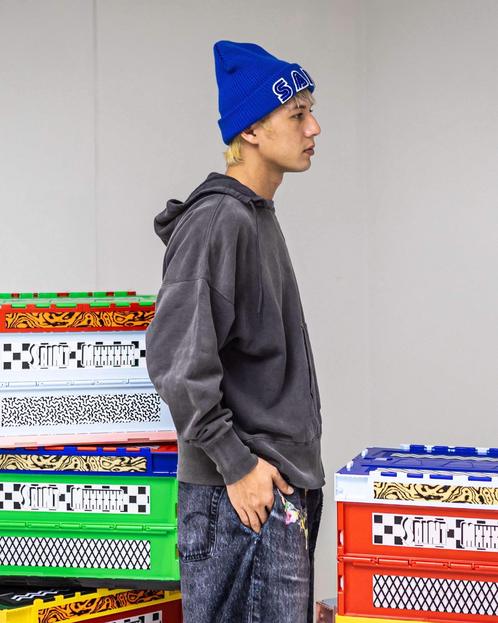 SAINT Mxxxxxx ベルベルジンコラボ BB_AFTER HOODED HOODIE ⭐︎11月8日(土)新作発売！