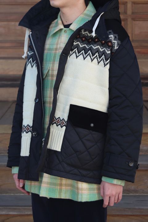 JUNYA WATANABE COMME des GARCONS MAN エステルツイルブルゾンstyle.2021.10.2