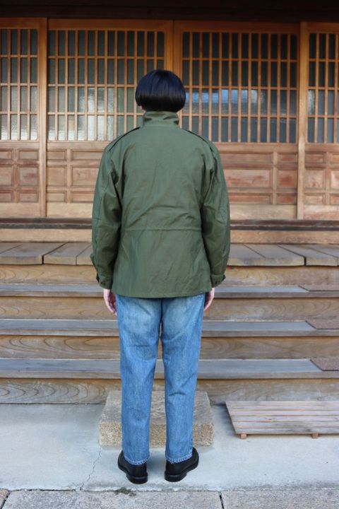 CIOTAスビンコットンムラ糸バックサテンM43フィールドジャケットKHAKI style.2021.8.30.