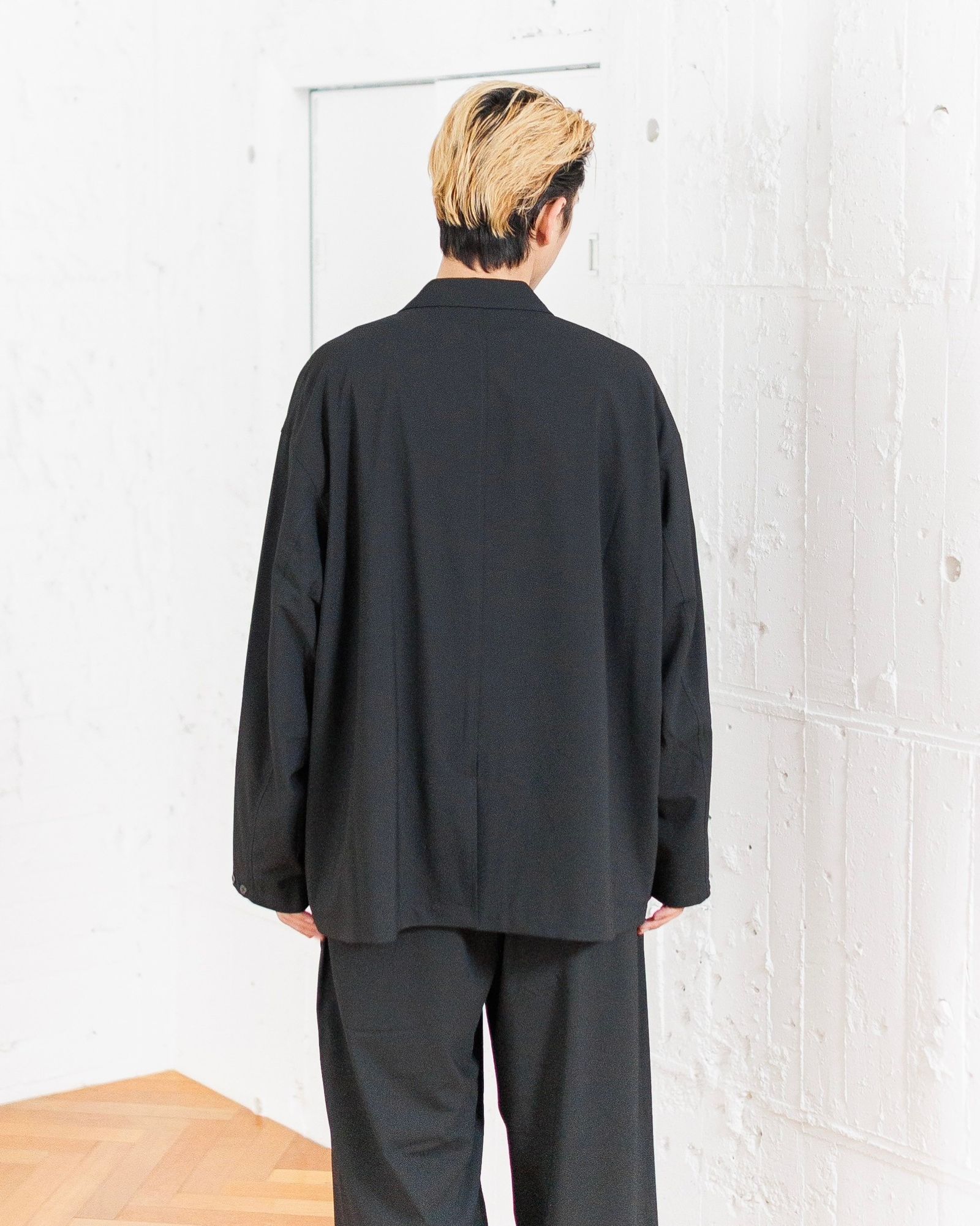 フレッシュサービス WOOLY CLOTH DOUBLE JACKET(FSC251-20106)BLACK