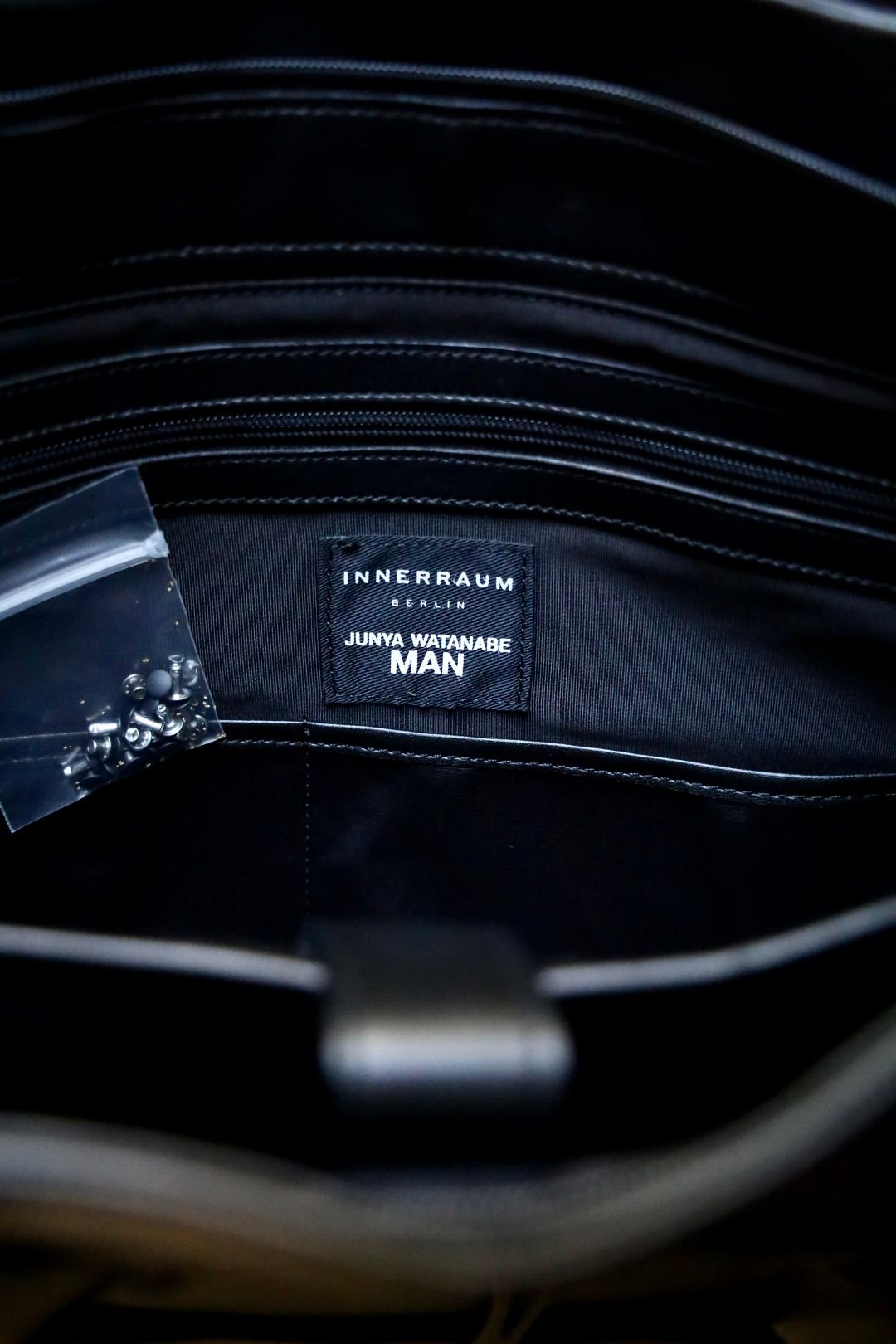 ジュンヤワタナベマン24AW INNERRAUMトートバッグ(WN-K201-051)BLACK