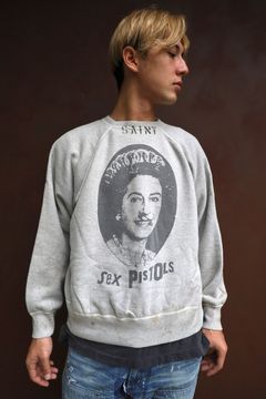 セントマイケル24AW セックスピストルズコラボ QUEEN SP_CREW SWT(SM-YS1-0000-C23)GRAY