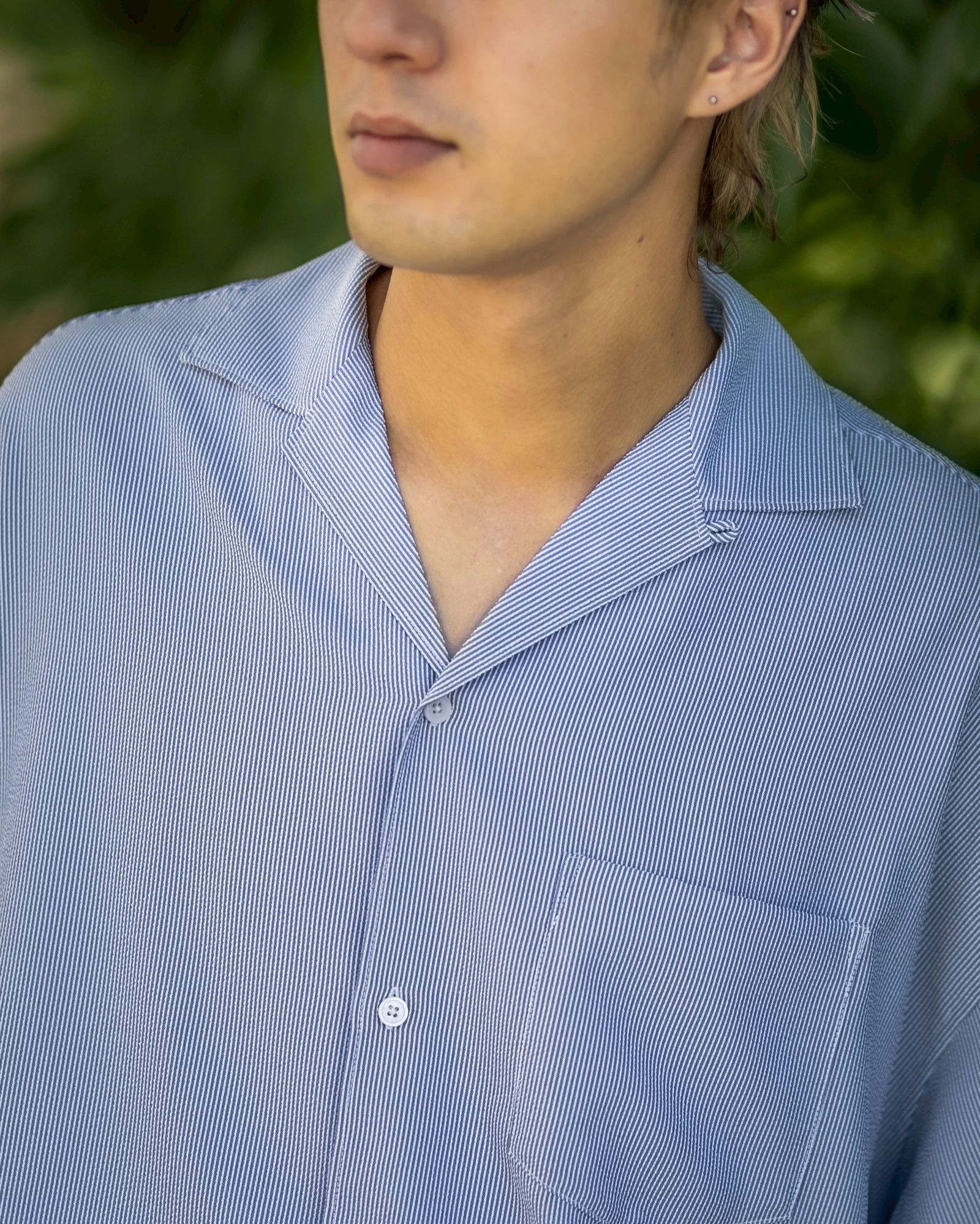 FreshService SEERSUCKER STRIPE OPEN COLLAR SHIRT 6月13日(土)新作発売！
