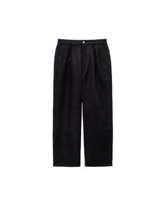 グラフペーパー Cotton Double Serge Two Tuck Pants(GM263-40452)BLACK☆8月8日(土)発売！