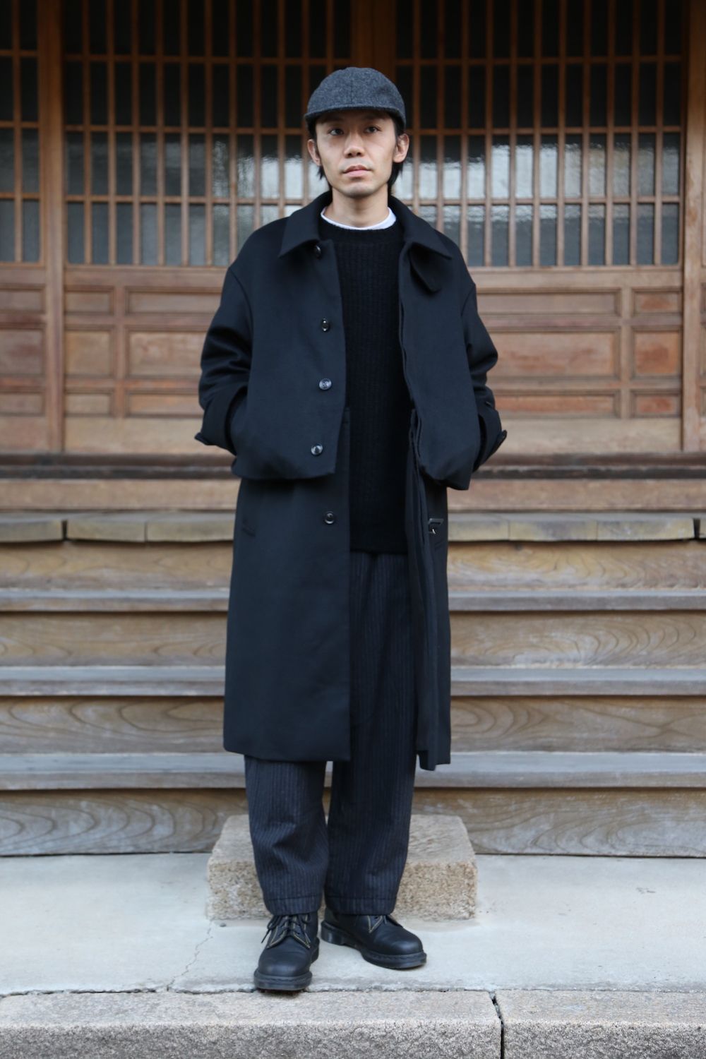 YOKE 3WAY BAL COLLAR SHARE COATBLACKStyle.2020.10.24. | 1342 | mark