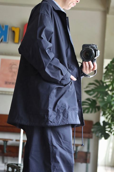 FreshService 22AW SIDE POCKETS STRETCH OVER SHIRTスタイル.2022.8.15.