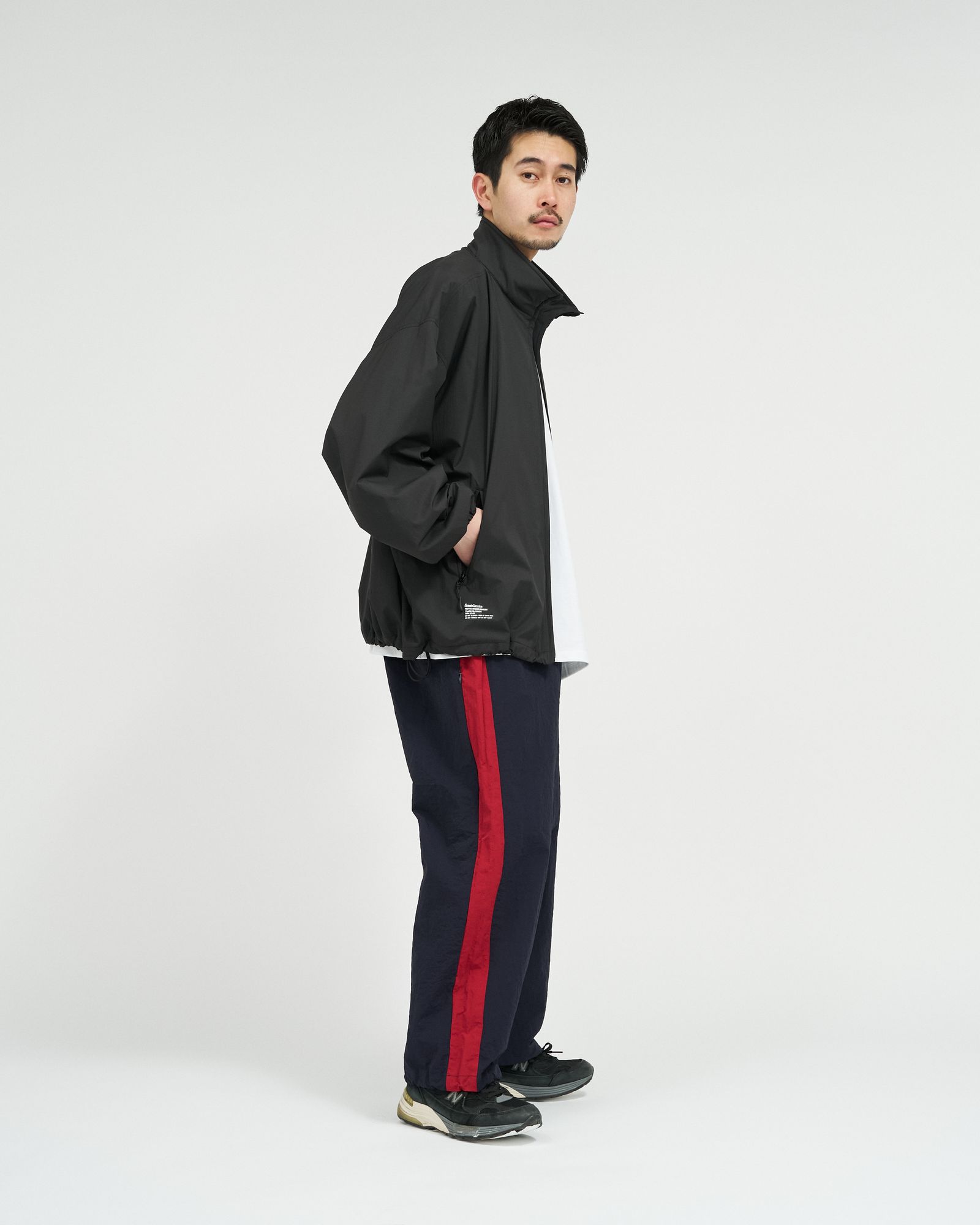 フレッシュサービス NYLON CANVAS SAILING PANTS (FSC261-40255)NAVY x RED★2月14日(土)発売