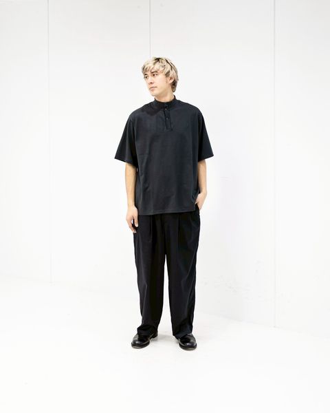 Graphpaper Tri Spun Cotton S/S Henley High Neck Tee 2月28日(土)新作発売！