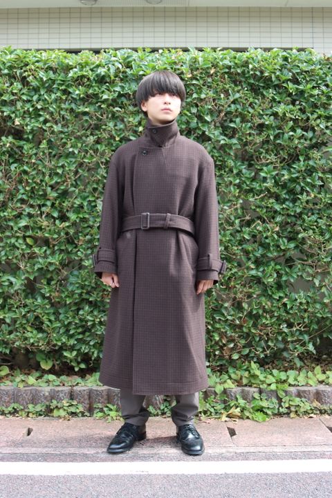 YOKE DOUBLE BREAST OVERCOAT(YK21AW0242C)style.2021.09.13