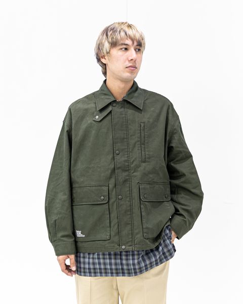 フレッシュサービス WAXED OXFORD UTILITY JACKET(FSC261-30260)KHAKI★2月14日(土)発売
