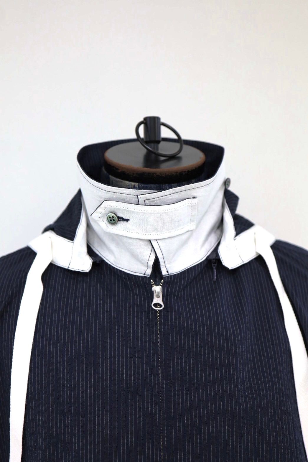 フレッシュサービス SEERSUCKER MARINE JACKET (FSC261-30226)NAVYxBLACK★2月14日(土)発売