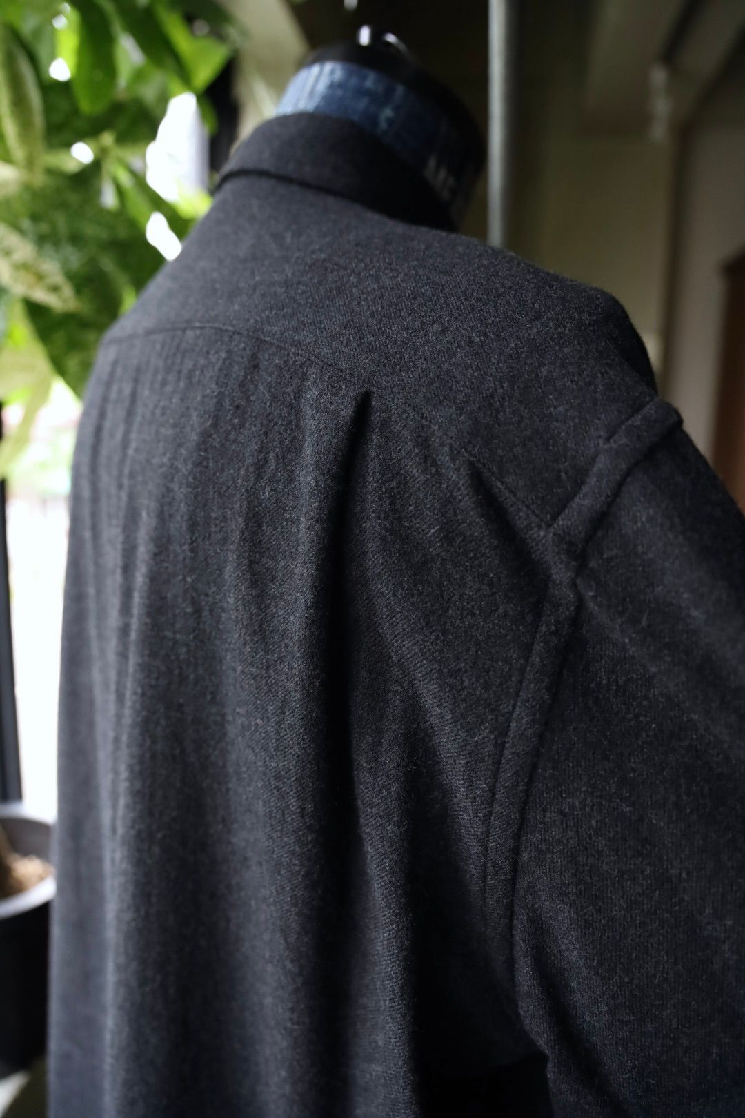 アプレッセ 2025 STYLE2 Wool Regular Collar Shirt(25AAP-02-12)CHARCOAL☆9月27日(土)発売！