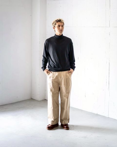 Graphpaper High Gauge L/S Oversized High Neck Knit 8月23日(土)新作発売！