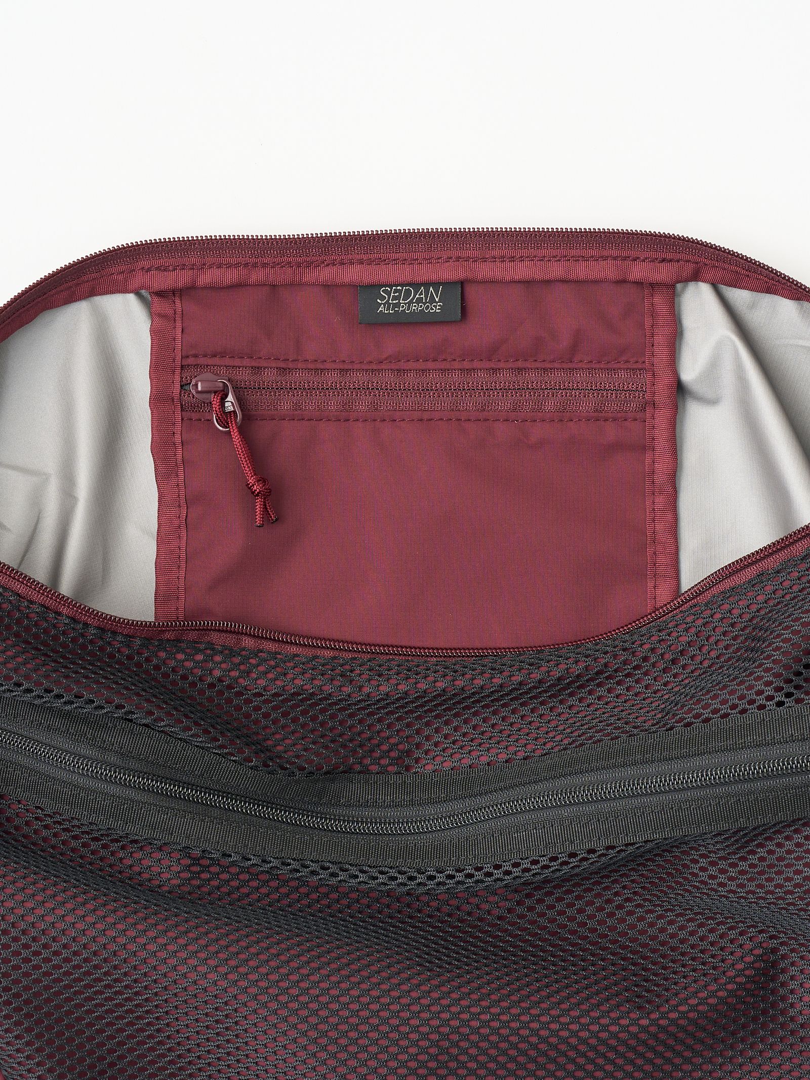 セダンオールパーパス SS25 Mesh Shoulder bag(SD25S-BG04)Burgundy