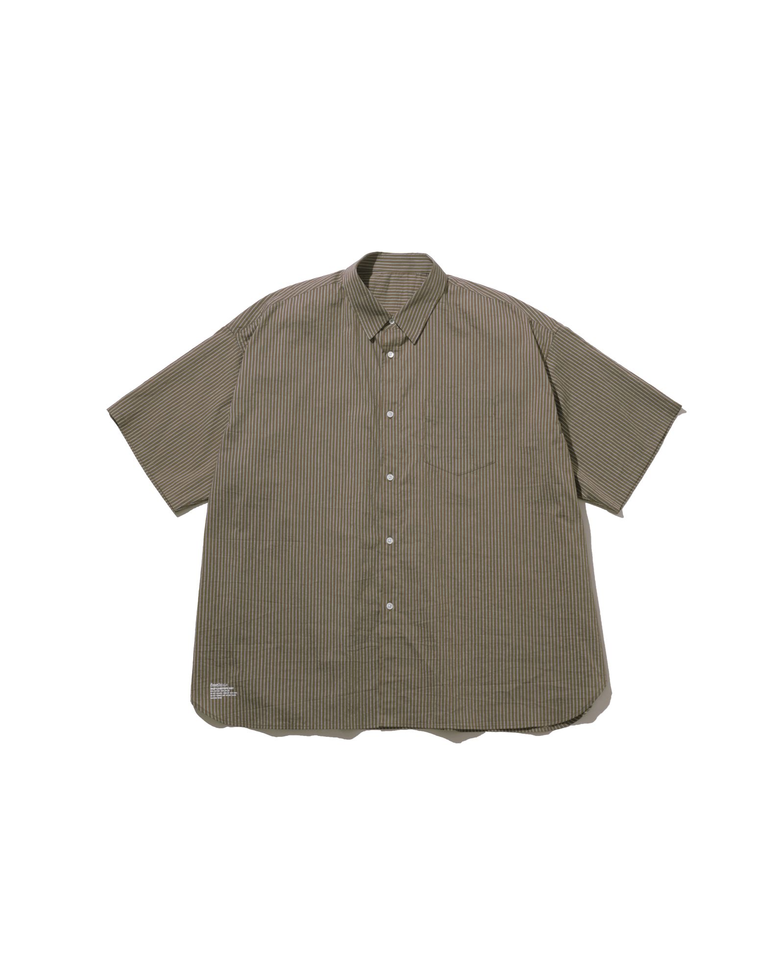 フレッシュサービス 26SS HRAFTeX® S/S STRIPE SHIRT(FSC262-50008)BROWN STRIPE☆5月30日(土)発売！