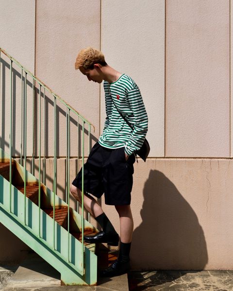 PLAY COMME des GARCONS プレイコムデギャルソン 23SS ボーダーTシャツスタイル