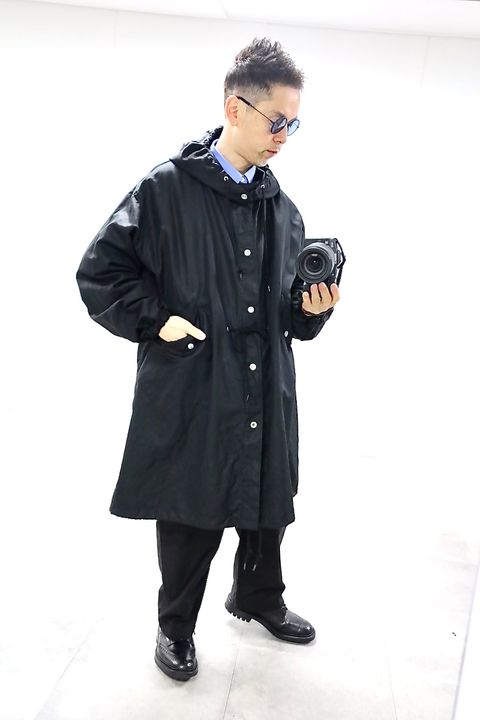 COMME des GARCONS HOMME 26SS 綿麻M-51モッズコートスタイル