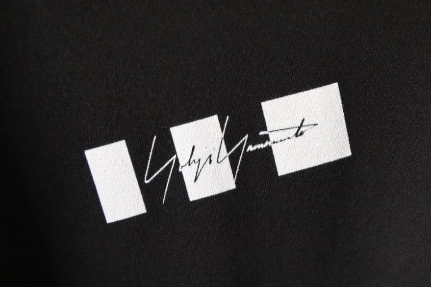 Yohji Yamamoto 26SS 半袖プリントTシャツ(HK-T77-985)BLACK★新作発売！