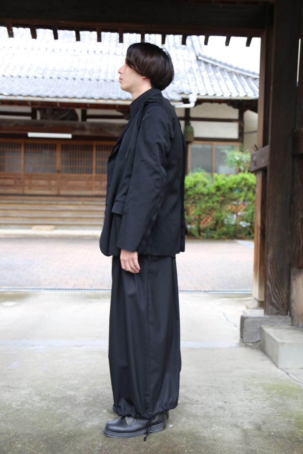 Yohji Yamamoto pour Homme 2020AW 新作 M-3BS 重ねST止レイヤードジャケット(HR-J10-802)style.2020.9.18.