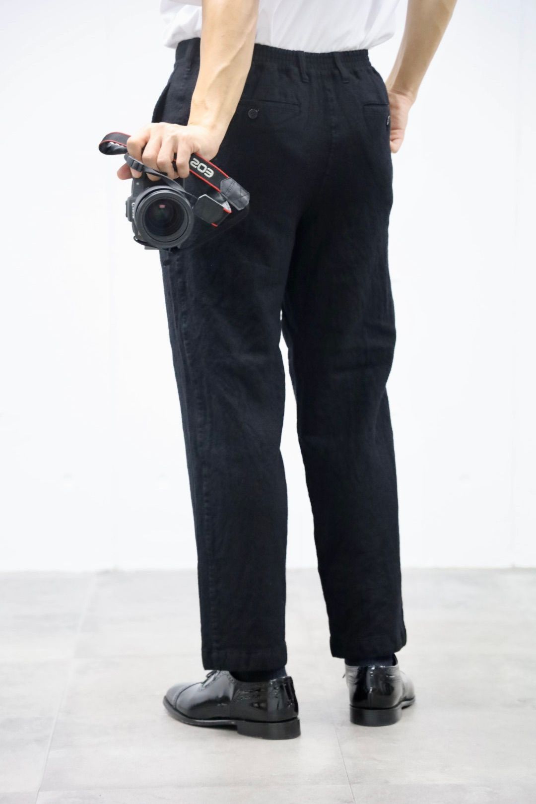COMME des GARCONS HOMME ウールサージ製品縮絨ジャケット&パンツ セットアップスタイル