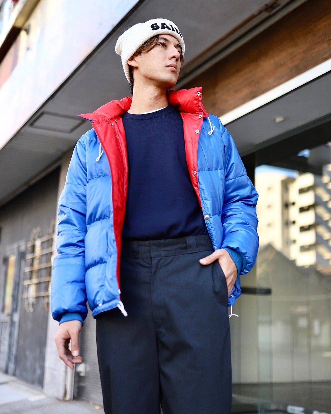 アプレッセ Desmaison Down Jacket(23AAP-01-10M)BLUE