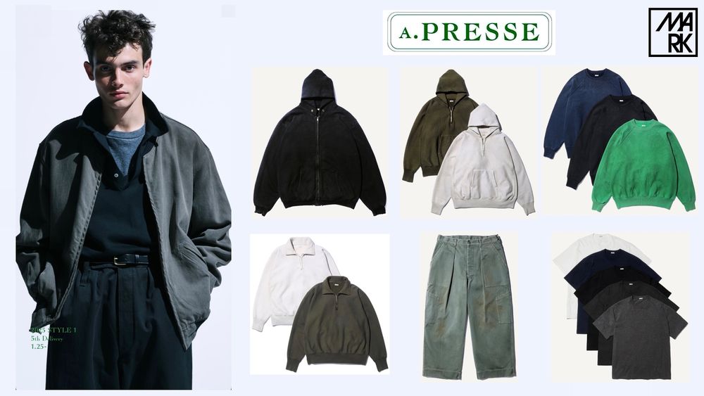 A.PRESSE 2025 Style1 5thデリバリー 1月25日(土)発売！ (店頭11:00、オンライン12:00発売)⭐︎更新