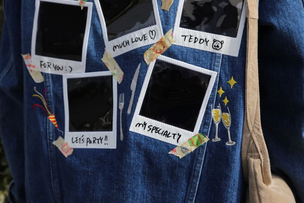 doublet MEMORIAL POLAROID DENIM JACKET(21SS06BL115) style. 2021.03.29.